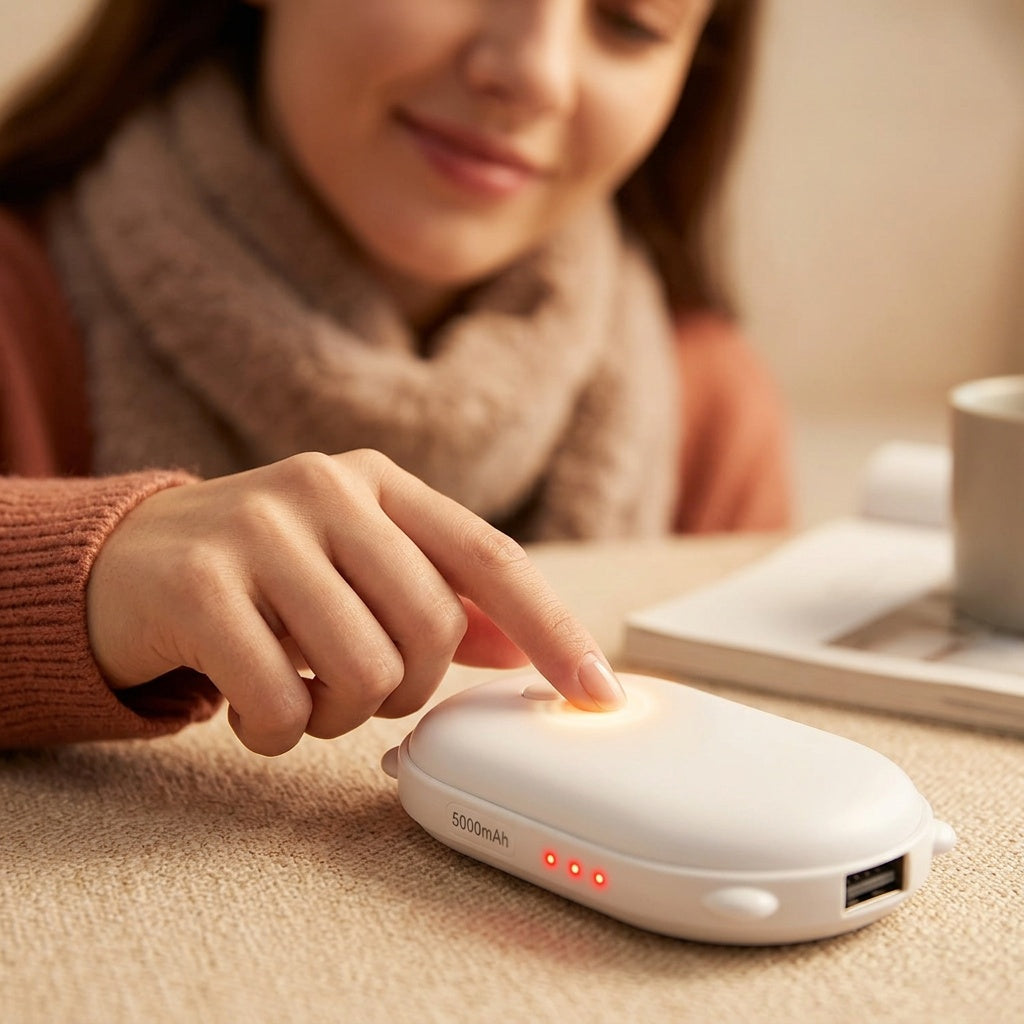 Rechargeable Hand Warmer Power Bank